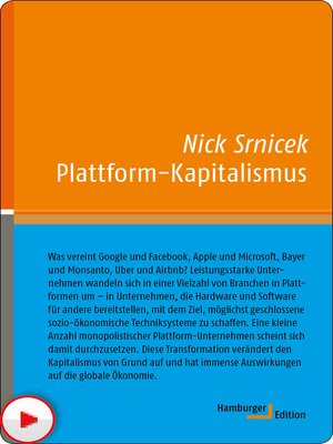 cover image of Plattform-Kapitalismus